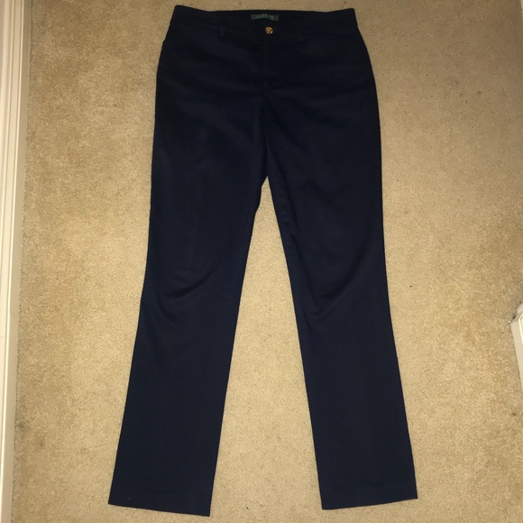 Lauren Ralph Lauren Navy Dress Pants - Picture 5 of 6